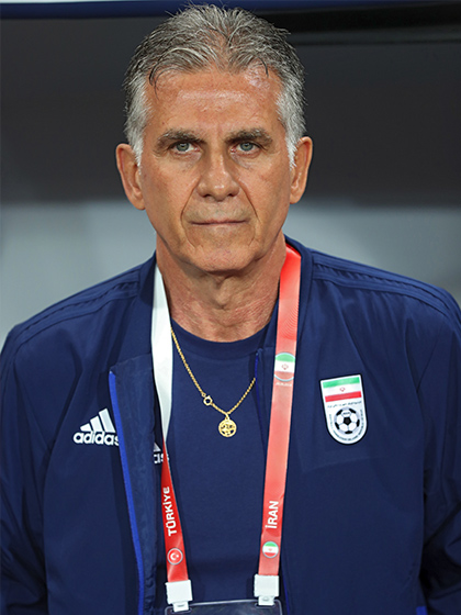 Entrenador Carlos Queiroz