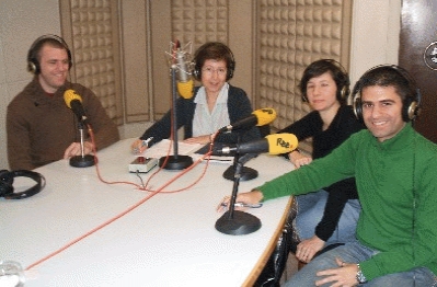 Ben y Marina en el estudio