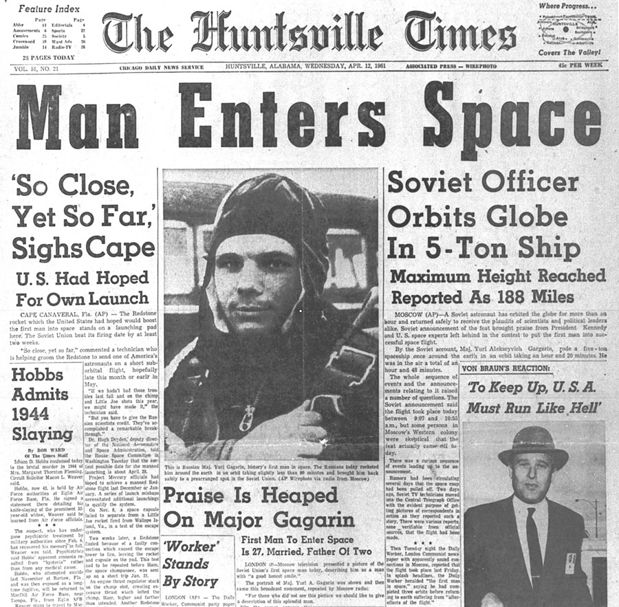 Yuri Gagarin, un acontecimiento universal