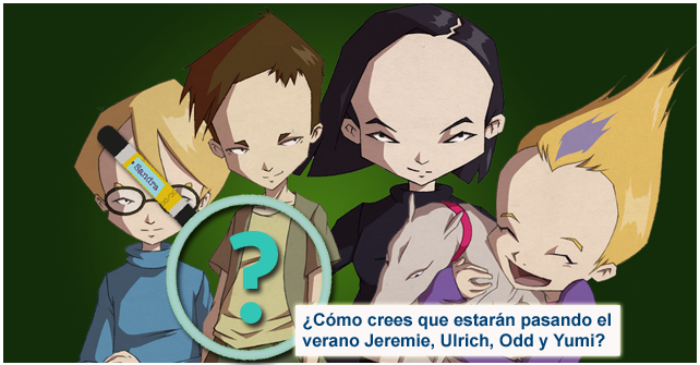 Imagen Ficha de ¡Imagina cómo están pasando el verano los personajes de Código Lyoko!