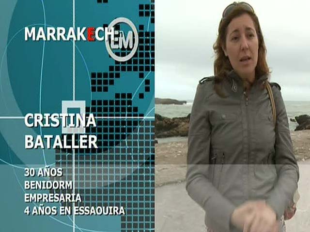 'Españoles en el mundo '- Marrakech - Cristina