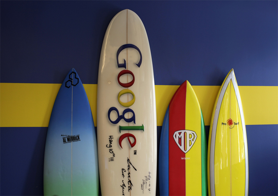 En Google también 'surfean'