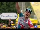 Primera victoria para Greipel en el Tour de Francia 2011. El corredor del Omega Pharma Lotto se ha impuesto al esprín a Cavendish.