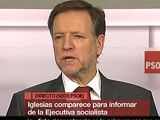 Ver vídeo  'Iglesias niega el adelanto electoral: "Las elecciones serán en la primavera de 2012"'