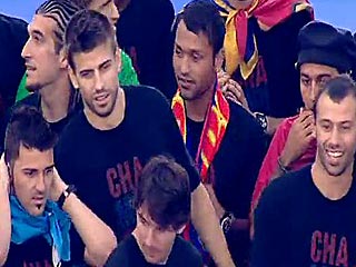 Ver vídeo  'Los jugadores del Barça hablan a la afición'