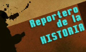Logo del programa Reportero de la historia