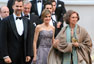 Los príncipes de Asturias y la reina acuden a la cena de gala