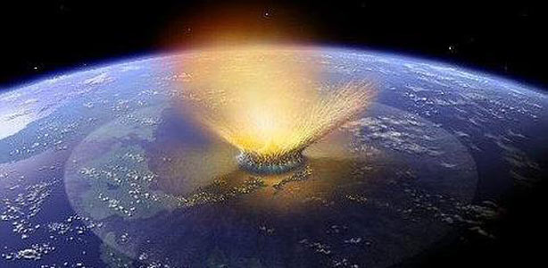 Reconstrucción del impacto de un meteorito sobre la Tierra