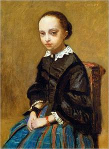 'Retrato de una joven', de Corot