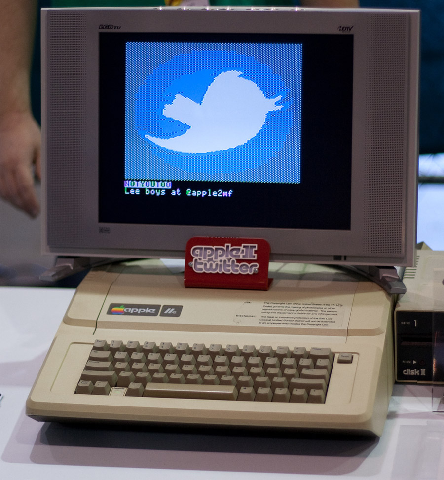 Sí, Twitter puede funcionar hasta en un viejo Apple IIe