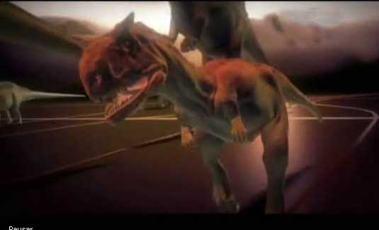 Ver vídeo 'Un temible Tiranosaurio Rex de tan solo tres metros'