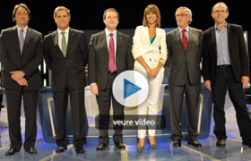 A TVE Catalunya hem vist primer debat dels alcaldables per Barcelona