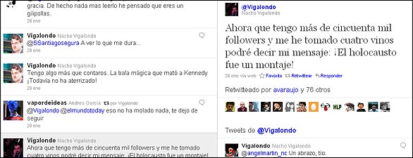 El Twitter de Nacho Vigalondo