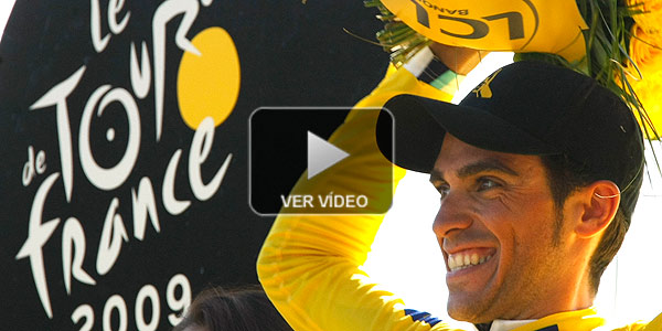 <center>Alberto Contador gana su segundo Tour</center>