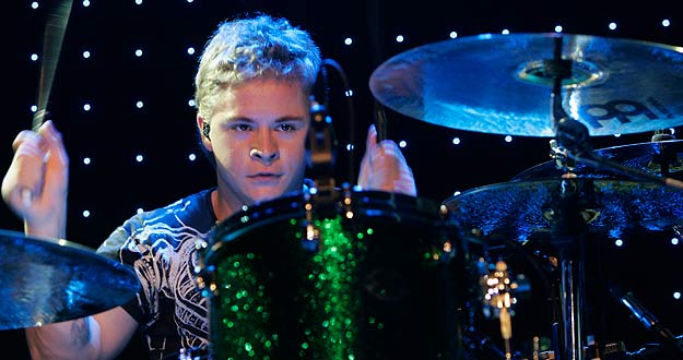 Gustav Schafer es batería de la banda "Tokio Hotel", muy popular entre el público más joven.
