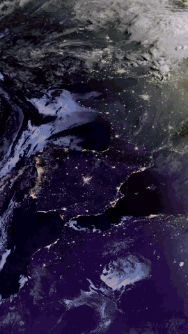 Evolución de la nubosidad sobre la península y Baleares