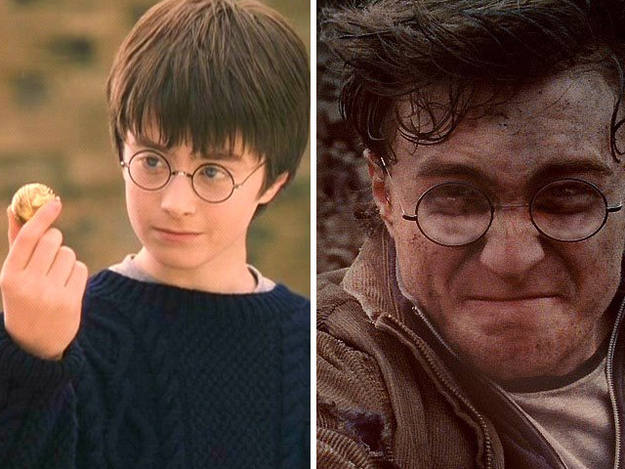 Daniel Radcliffe interpretó el papel de Harry por primera vez con 12 años. Ahora, diez años después de que se estrenara "Harry Potter y la piedra filosofal", se ha convertido en una celebridad en Hollywood y en Broadway.