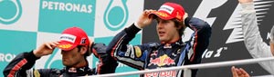 Doblete de Red Bull y abandono de Alonso en el GP de Malasia