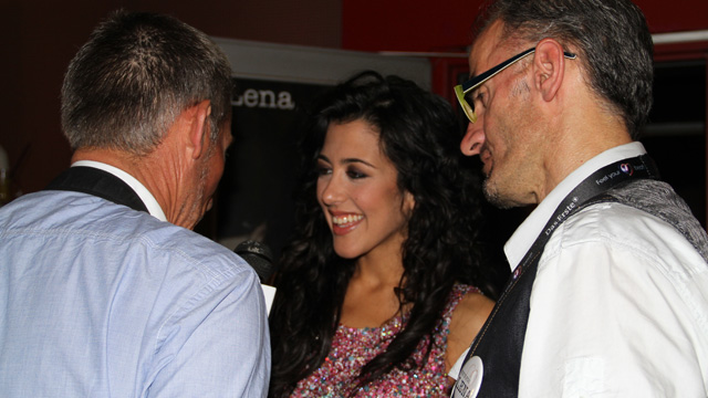 Eurovisión 2011 - Lucía Pérez, invitada de honor en la fiesta de Lena Meyer-Landrut
