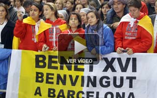 Fervor en Barcelona: "Hoy, si estás aquí es para ver al Papa"