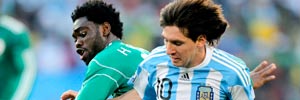 Plácida y rácana victoria de Argentina ante Nigeria