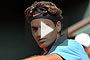 Federer, potente saque y demoledor drive